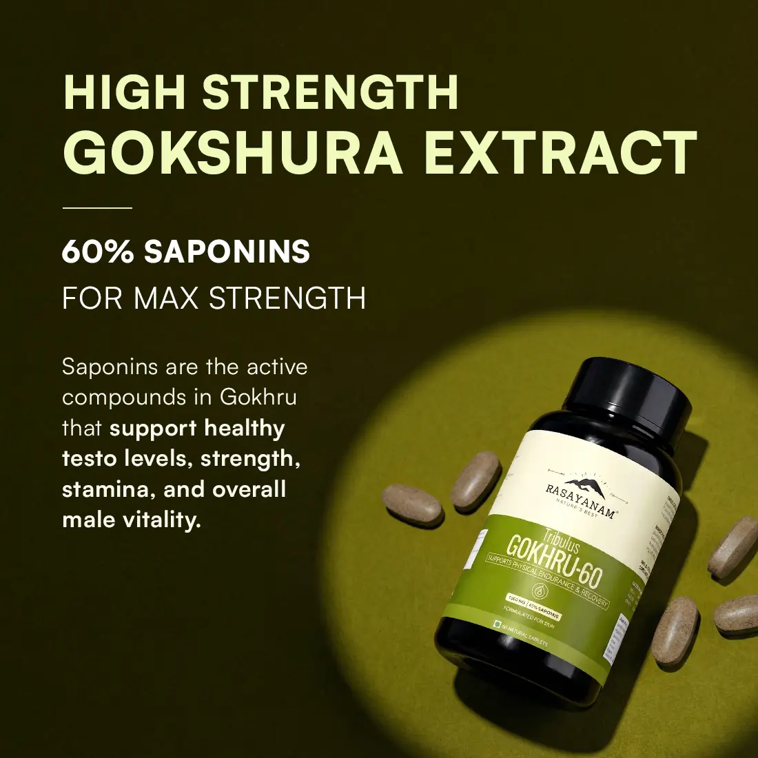 Ashwagandha KSM-66 and Gokhru-60 Combo for Strength, Endurance & Balance - Image 4