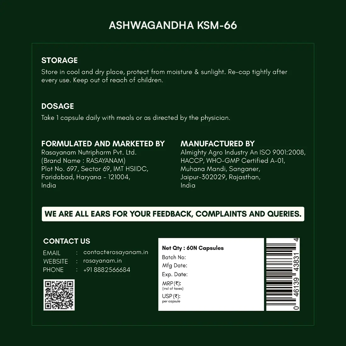 Ashwagandha KSM-66 and Pure Shilajit Combo for Energy, Stamina & Recovery - Image 13