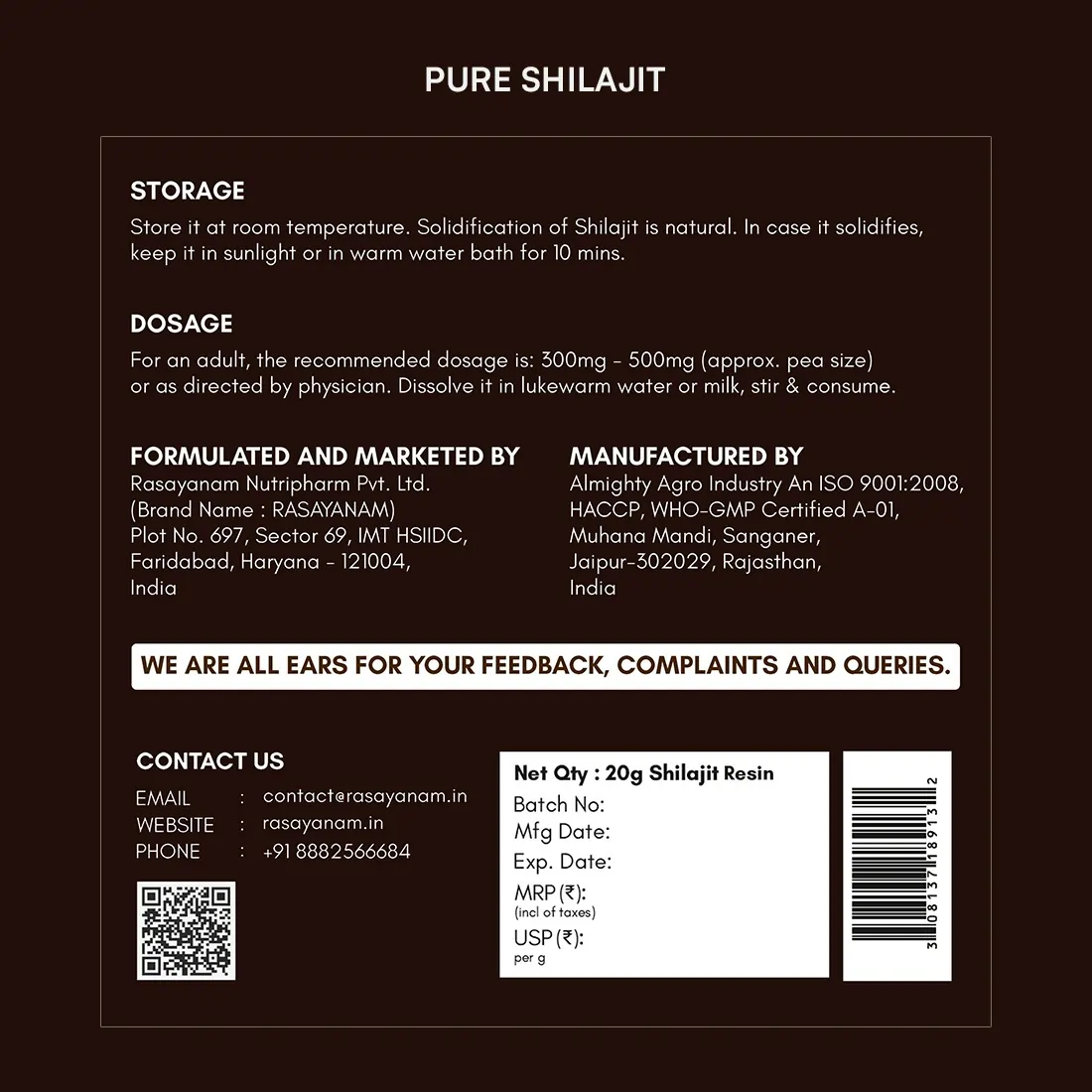 Ashwagandha KSM-66 and Pure Shilajit Combo for Energy, Stamina & Recovery - Image 14