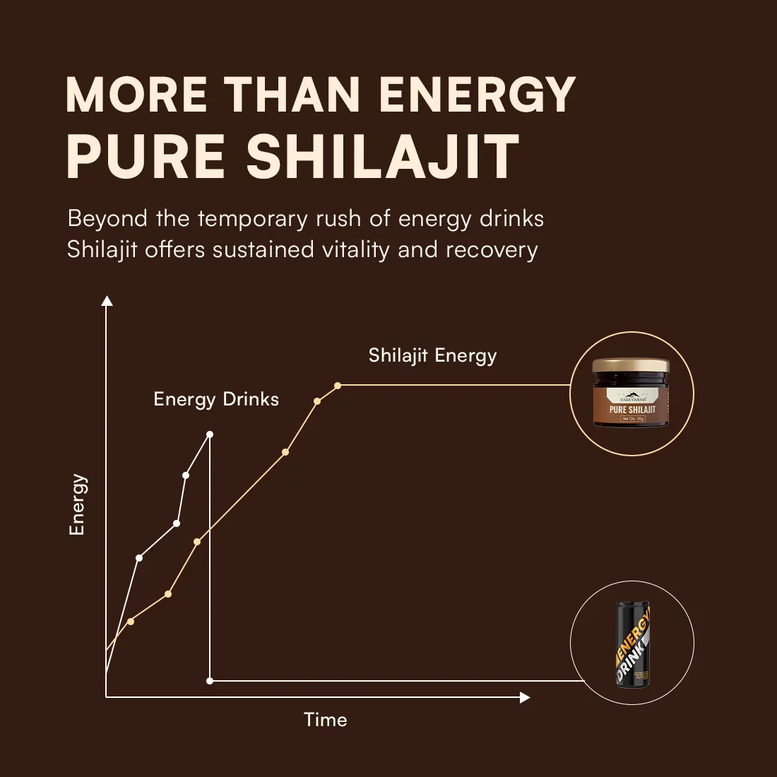 Ashwagandha KSM-66 and Pure Shilajit Combo for Energy, Stamina & Recovery - Image 6