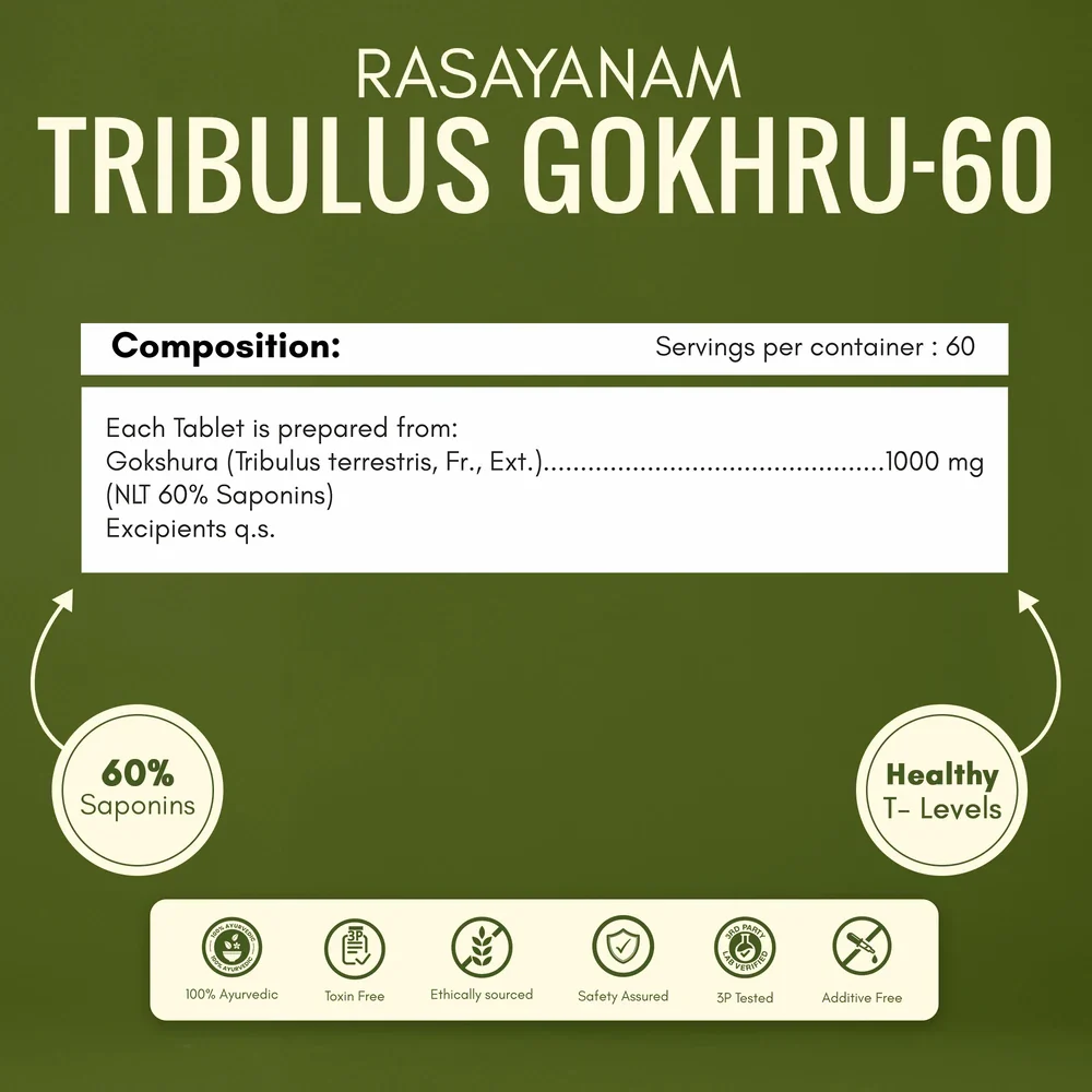 Tribulus Gokhru-60 (1000 mg) - Image 8