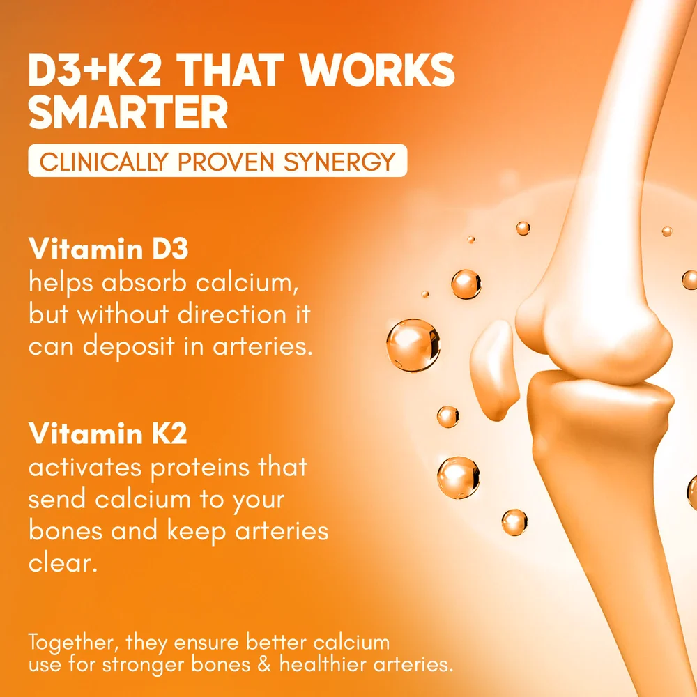 Vitamin D3 + K2 VITAL™ from USA - Image 3